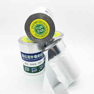 Film <span class=keywords><strong>de</strong></span> masquage en aluminium pour peinture murale extérieure, adhésif acrylique PE écologique, peinture imitation <span class=keywords><strong>pierre</strong></span>, film protecteur résistant - Product Image 1