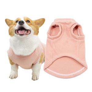 Sweat-shirt en polaire rose pour chien, vêtements chauds d'hiver pour chiens de taille moyenne - Product Image 1