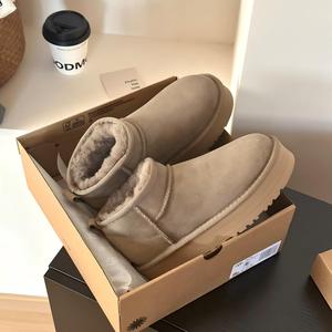 Botas de Nieve para Mujer <span class=keywords><strong>UG</strong></span>, Cómodas, con Forro de Piel de Oveja, Suela Gruesa de EVA, Ligeras, Suaves, para Invierno y Otoño - Product Image 1