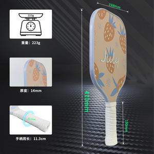 Raquette de pickleball à LED en fibre de verre du fabricant en gros Raquette de sport de plein air lumineuse rechargeable pour le divertissement - Product Image 3