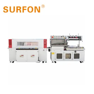 fully automatic l type plastic film shrink wrapping machine