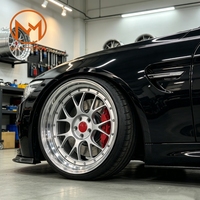 Velg Mobil Penumpang Maxtera Forged Custom 2-piece Gaya LMR untuk BMW M2 M3 M4 M5 Porsche 911 718 Audi RS AMG GTR Supra Alloy Rims
