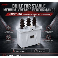 Transformateur de tension 10 kV JSZW2-10W de distribution d'énergie, type résine époxy extérieur, pour le choix de projets de postes de transformation