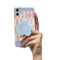 Support de téléphone en acrylique à motif floral populaire avec prise PC et support pour doigt – Nouvel accessoire de téléphone très prisé en gros