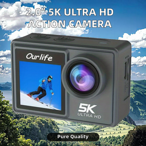 Cámara de acción con pantalla táctil Ultra HD de 2,0 pulgadas Wifi inalámbrica 5K 30fps <span class=keywords><strong>4K</strong></span> 60fps impermeable gran angular para deportes al aire libre para - Product Image 3