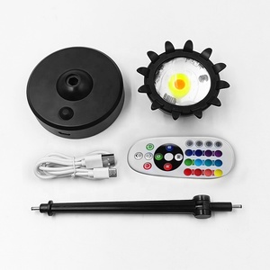 Lámpara de Mesa Decorativa con Luz de Ambiente para Transmisiones, Iluminación Decorativa para el Hogar, Proyector de Luz Nocturna Láser, Lámpara LED de Atardecer - Product Image 5