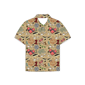 Детские топы из бамбука с винтажным принтом на заказ - Product Image 3