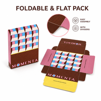 Boîte cadeau chocolat aux couleurs vives, impression personnalisée, écologique, qualité alimentaire, service de conception, emballage de luxe, fabrication OEM directe d'usine