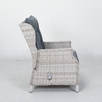 Joye Leisure Zeitgenössisches Outdoor-Rattan-Loungesofa-Set mit Aluminiumrahmen - Luxuriöse Gartenmöbel für Terrasse, Hof und Park