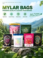 Sacs en Mylar personnalisés, résistants aux enfants, de qualité alimentaire, anti-odeurs, imprimés sur mesure