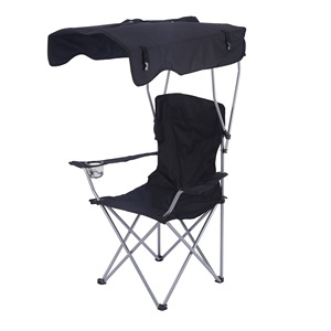 <span class=keywords><strong>Silla</strong></span> Plegable Personalizada, Portátil, de Acero al Carbono, para Jardín, Playa, Camping, con Sombrilla - Product Image 2