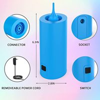 Vente Chaude Gonfleur de Ballons Électrique Pompe à Air Bleue pour Ballons