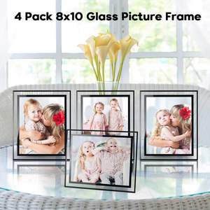 Elegant Crystal Glass Custom Size Transparent Eco-Friendly Home Decorative Classic Design Photo <b>Frame</b> for <b>A4</b> and Certificate Use - Product Image 3