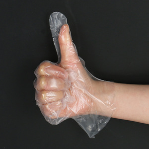 Gants de cuisine jetables de qualité alimentaire, épais, résistants à l'usure, transparents en PE, pour la beauté et l'usage domestique, vente en gros - Product Image 3