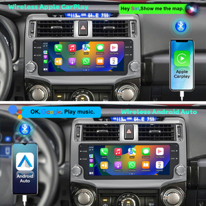 Monitor de Coche Android de 9 Pulgadas con Soporte para el Tablero para 4Runner 2009+, CarPlay Inalámbrico, Android Auto, Navegación GPS, <span class=keywords><strong>Multimedia</strong></span>, Mirror Link - Product Image 3