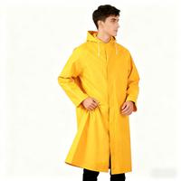 Vêtements de pluie imperméables réutilisables en PVC polyester bleu lac de haute qualité pour travaux industriels