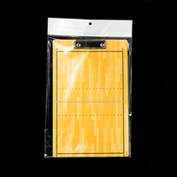 Planche de coaching de basket-ball en plastique 2 faces personnalisée presse-papiers effaçables à sec magnétiques pour l'entraînement