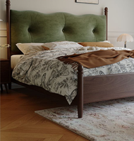 Lit plateforme en bois massif de pin de style japonais, gain de place, multifonctionnel, taille King/Queen, design écologique et durable
