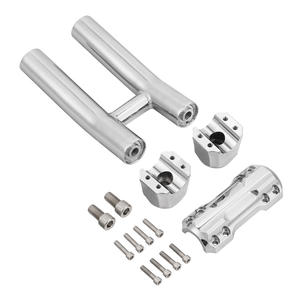 Rehausseurs de guidon chromés XF160734-E 9.84 "pour Harley 1.25" Bar Softail 99-22 <span class=keywords><strong>Dyna</strong></span> 99-17 - Product Image 5