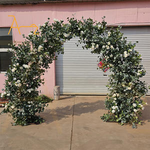 Arcos de Sakura Simulados para Decoración de Bodas Occidentales, Puerta Redonda de Flores, Decoración para Iglesia o Jardín, Flores Artificiales - Product Image 3