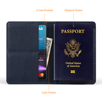 Dompet Pria Shangjin, Penutup Passport Motif Kulit Kadal, Kulit PU, Dompet Perjalanan Custom, Anti RFID untuk Pria, Hadiah Liburan