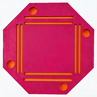 Table de Mahjong flottante bleu clair personnalisable, grande flottabilité, tapis de jeu de Mahjong en EVA imperméable avec support pour tuiles
