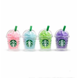 Nouvel Arrivage Schylling Glitter Star Buck Boba Drink TPR Squishy Toys Sensory Squeeze Candy Maltose Boba Beverage Squishy - Product Image 1