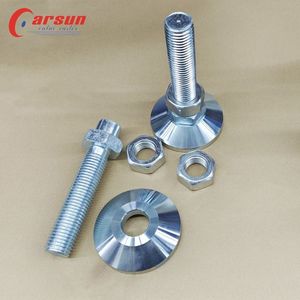 CARSUN Nuevas Patas Niveladoras de Acero con Acabado Azul Pasivado de Alta Calidad, Personalizables y Ajustables - Product Image 4