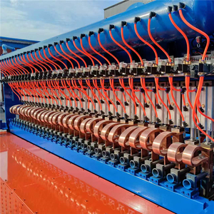 Máquina automática de soldadura por puntos para <span class=keywords><strong>malla</strong></span> <span class=keywords><strong>electrosoldada</strong></span> de alambre de acero al carbono de 6-10 mm con PLC y rodamientos - Product Image 6