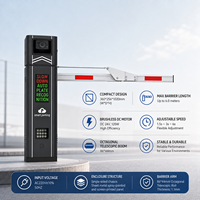 Barrière de parking automatique LPR/ANPR avec caméra de reconnaissance de plaques d'immatriculation et barrière rapide