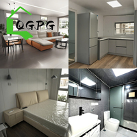 Casa Contenedor de 40 pies, Casa Prefabricada Expandible de 20 pies con Dormitorio, Villa Prefabricada, Casa Expandible de 20 pies, Casas Contenedor