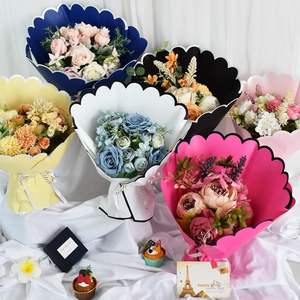 Ramo de flores impermeable, papel de regalo en forma de pétalo, papel de regalo de flores para boda, cumpleaños, graduación, decoración de flores - Product Image 2