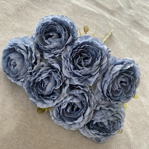 Ramos de peonías de 7 cabezas, flor falsa, 10cm de diámetro, novedad de <span class=keywords><strong>2022</strong></span> - Product Image 2