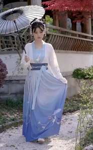 Ecowalson Hanfu <span class=keywords><strong>ชุด</strong></span>จีนหรูหรา, <span class=keywords><strong>ชุด</strong></span>เต้นรำแบบดั้งเดิมชุดเจ้าหญิงสีม่วง - Product Image 6