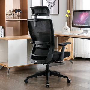 USA kho miễn phí vận chuyển văn phòng sang trọng làm việc CEO Quản lý máy tính điều hành Ergonomic cao trở lại lưới ghế - Product Image 4