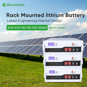 ชั้นวาง300ah 100AH 25.6V 51.2V 200ah ความหนาแน่นสูงชั้นวางแบตเตอรี่ลิเธียม Lifepo4แบตเตอรี่สำหรับจัดเก็บที่บ้าน - Product Image 6