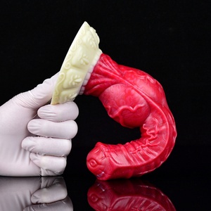 Amazon Hellfire Color Collection Animal Penis Silicone Dog Cow Horse Penis Female Sex Masturbator <b>Dildo</b> - Product Image 4
