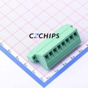 KF2EDGRKP-5.0-8P Plug-in Terminal Block P=5mm Connector Plug Screw Fixing 1x8P 5mm - Product Image 2