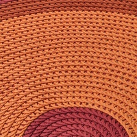 Polyester Floor Rugs Crochet Suppliers Carpets Woven Washable Reversible for Home Travel Balcony and Courtyard