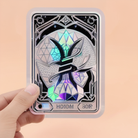 Cartes de jeu personnalisées SINMORS en PVC avec technologie laser éblouissante, impression UV lavable, taille personnalisable