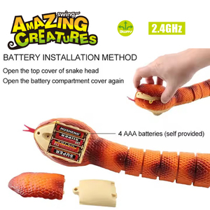 May Mắn Đồ Chơi Hồng Ngoại Đài Phát Thanh Điều Khiển 2.4Ghz Con Rắn Đồ Chơi Mô Phỏng Đồ Chơi Lắc Con Rắn Điện 360 Độ Xoay Động Vật Con Rắn - Product Image 2