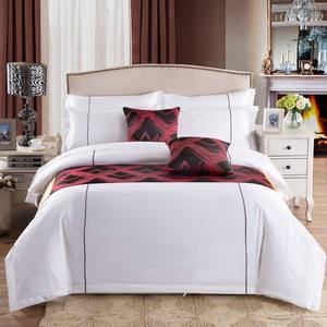 Hotel Twin <strong>Double</strong> Queen King Size Bedding Set Embroidery <strong>Duvet</strong> Cover Set <strong>Bed</strong> Sheets Cotton Set for Wholesale Custom - Product Image 2