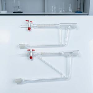 Appareil de distillation MAYALAB en verre borosilicate transparent, tête de séparation pour huiles essentielles 10 ml, 24 mm, matériel de laboratoire OEM - Product Image 4