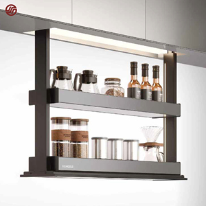 Armadietto da Cucina Elettrico GINO con Design Personalizzato, Cestello di Sollevamento Automatico a 3 Livelli per Stoccaggio Intelligente - Product Image 1
