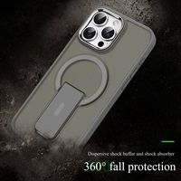 Vente chaude affaires support pliant étui de protection antichoc porte-carte en cuir artificiel téléphone couverture arrière pour IPhone17 Pro