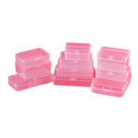 Papier toilette personnalisable pour soins personnels, design rectangulaire monobloc à couvercle rabattable haute transparence en PP, petite taille, longueur 100 mm