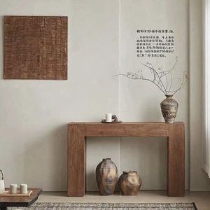 Tavolo Consolle in Legno Massello per Soggiorno, Tavolo Lungo da Divano per <span class=keywords><strong>Ingresso</strong></span> Camera da Letto - Collezione Quiet Home Living Original Homestay - Product Image 5