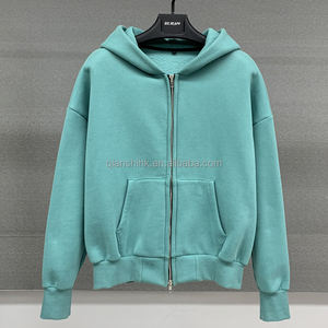 Fleece Zipup <b>Hoodie</b> Custom Streetwear Hoodies 100% Cotton Unisex Cropped <b>Vintage</b> Heavyweight Custom <b>Zip</b> <b>up</b> <b>Hoodie</b> - Product Image 4