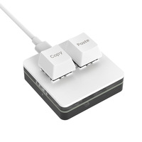 Keyboard Ultra-Kompak dengan Tombol Hot-Swappable yang Dapat Diprogram 2-Tombol untuk Efisiensi Kantor dan Pintasan Gaming