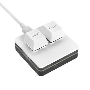 Clavier programmable à 2 touches ultra-compact avec touches interchangeables à chaud pour l'efficacité au bureau et les raccourcis de jeu - Product Image 1